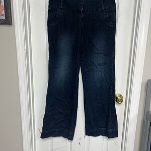 Women's Dark Blue Jeans by Elle size 8